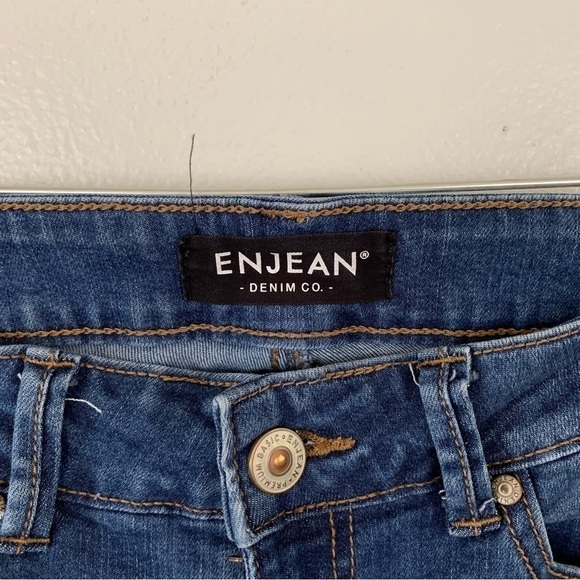 ENJEAN Dark Wash High Waist Skinny Jeans Size 5 Juniors - Picture 5 of 6